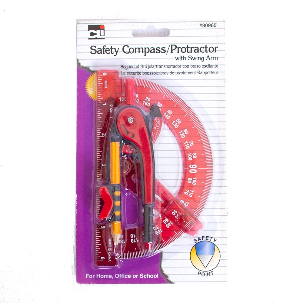 Leonard, Accessories, Art & School, Compass, Protractor, Set, 607112